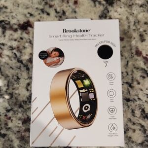 Brookstone Smart Ring in Gold for Health Tracking